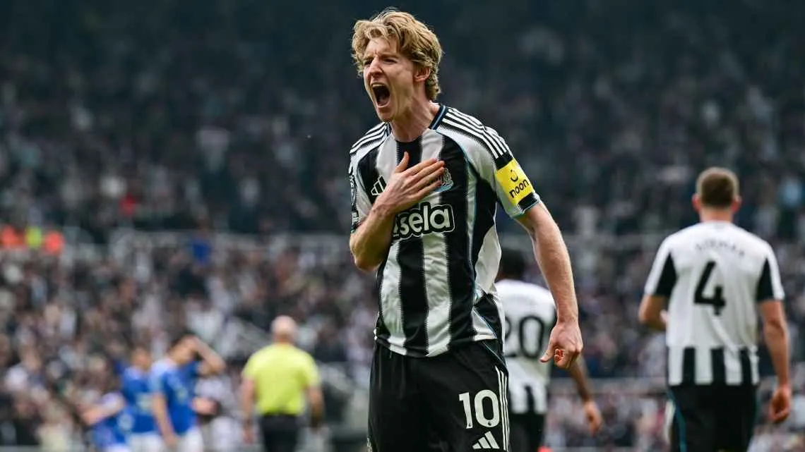 Anthony Gordon is set to leave Newcastle for Barcelona.Serena Taylor/Newcastle United via Getty Images