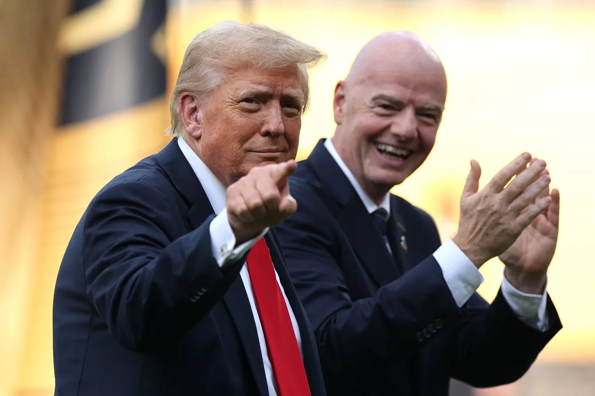 Donald Trump to present World Cup trophy to winners, says Gianni Infantino