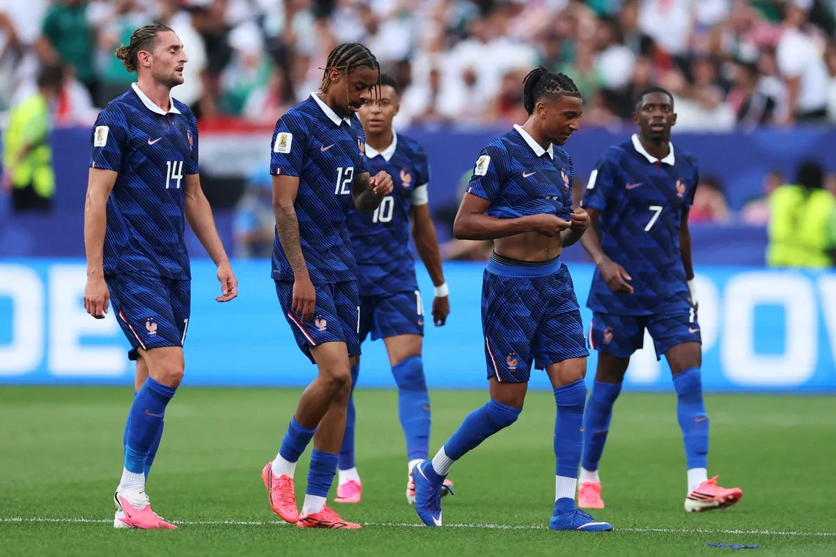 Didier Deschamps urges Ousmane Dembele critics to 'get off his case' after seeing France winger score first World Cup goal