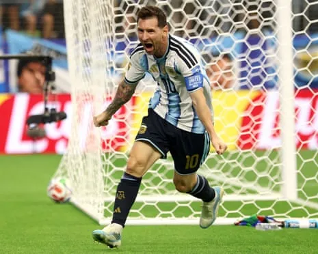 Argentina’s Lionel Messi is now two goals clear of Miroslav Klose in the all-time World Cup goal standings.