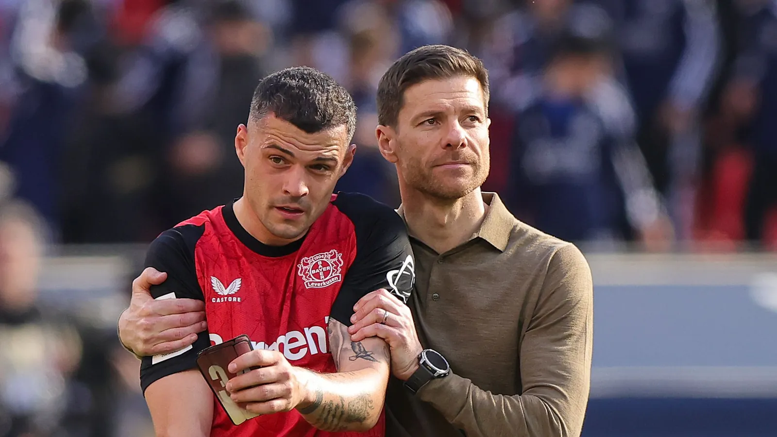Xhaka worked with new Chelsea manager Xabi Alonso at Bayer Leverkusen