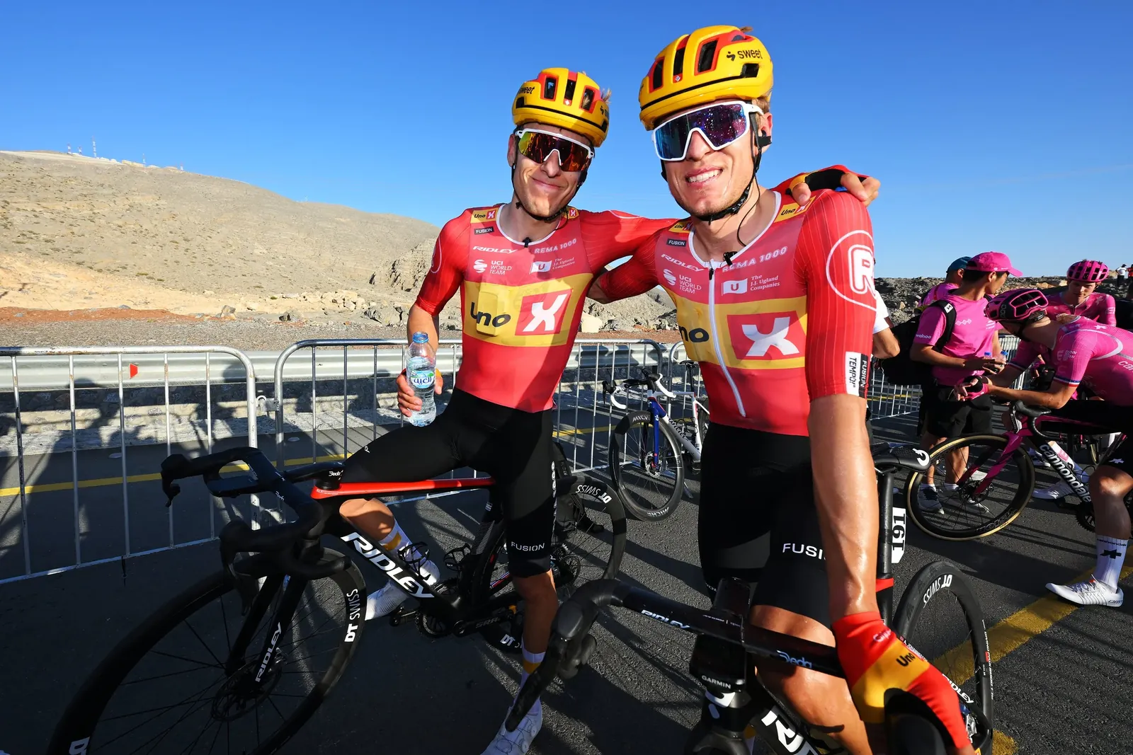 Tobias and Anders together on another mountain top.Photo: Getty Sport