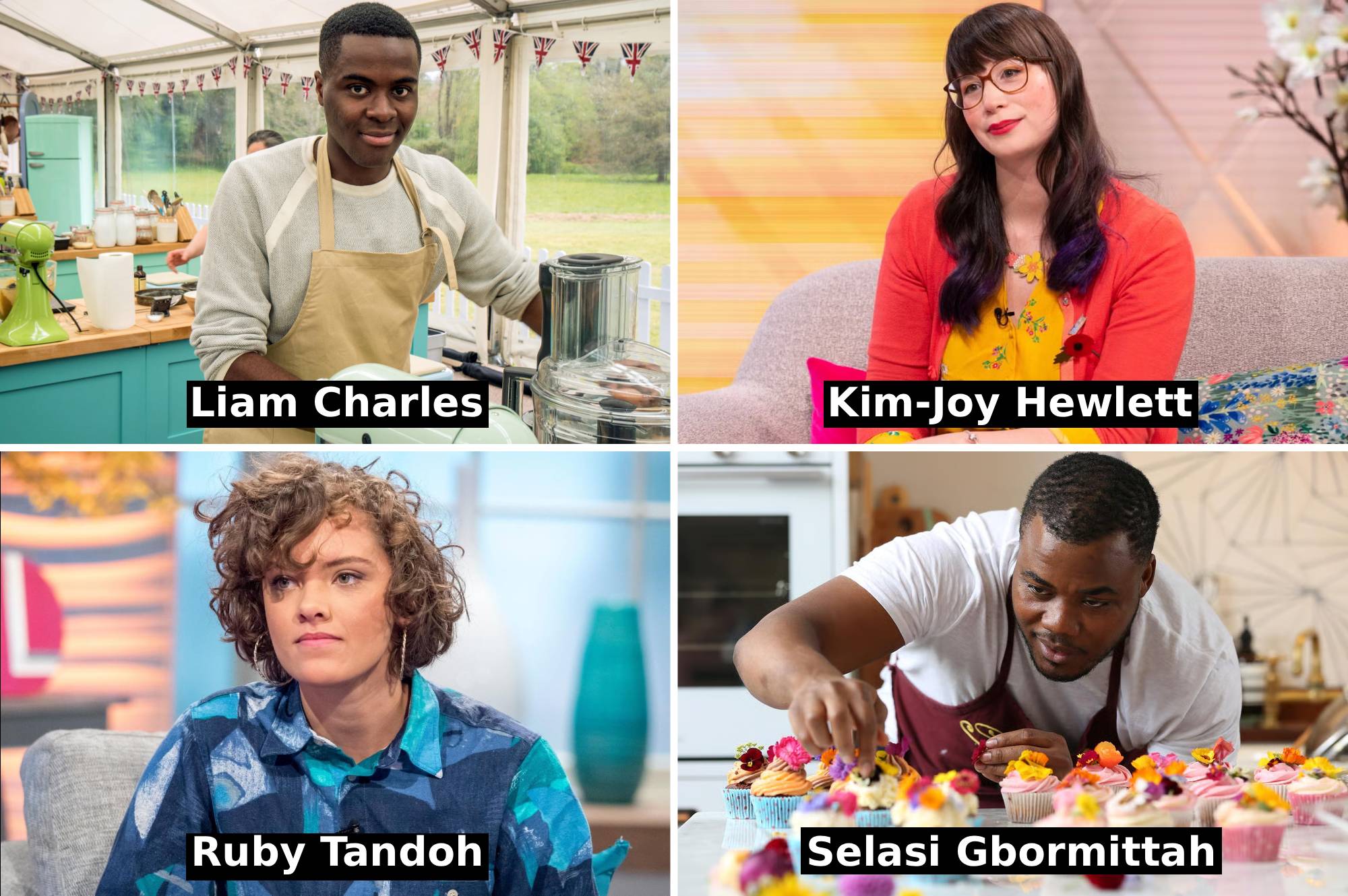 the great british bake off contestants