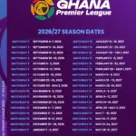GFA confirms 2026/27 Ghana Premier League calendar