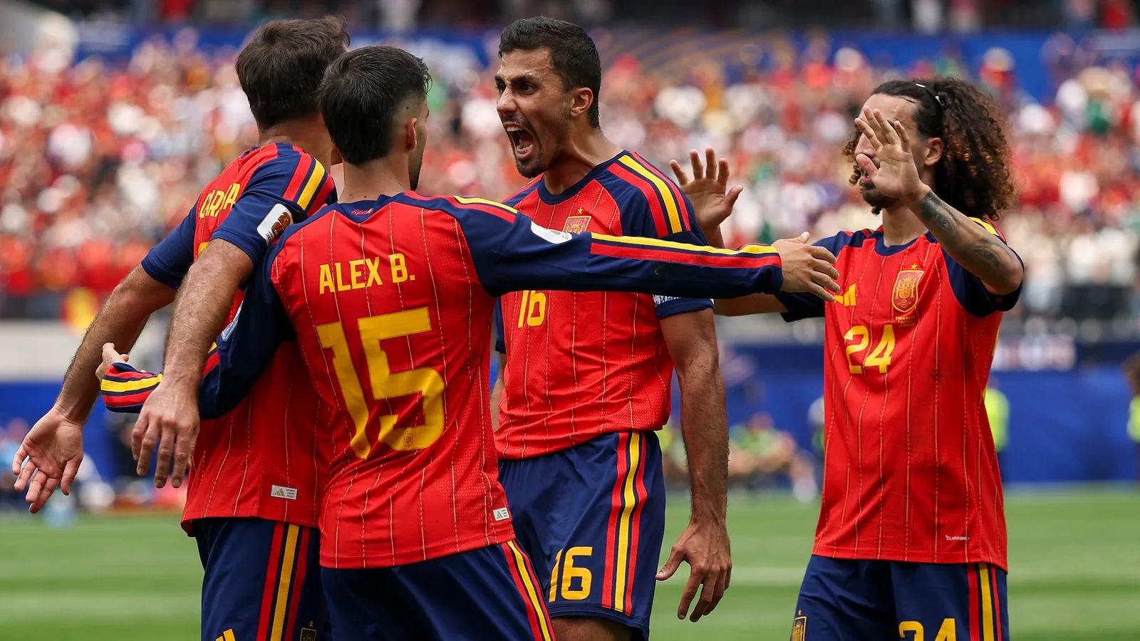 Mikel Oyarzabal at the double as Spain beat Austria and cruise into last 16