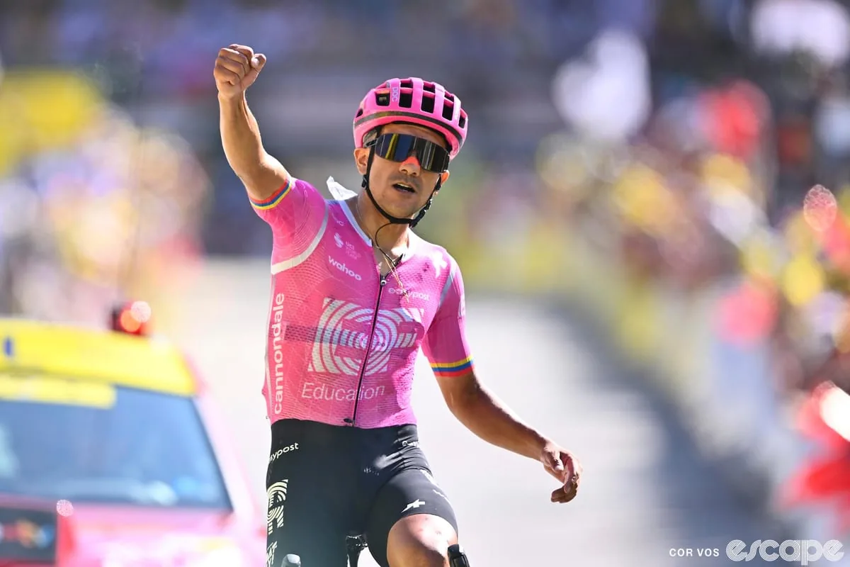 Pogacar set for Tour de France glory in shortened finale as Carapaz wins stage 20
