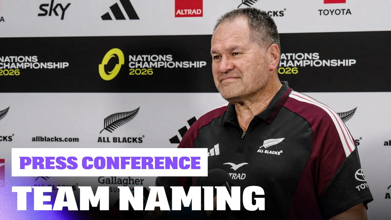 Who's in? All Blacks team named for Ireland | Press Conference (Auckland)