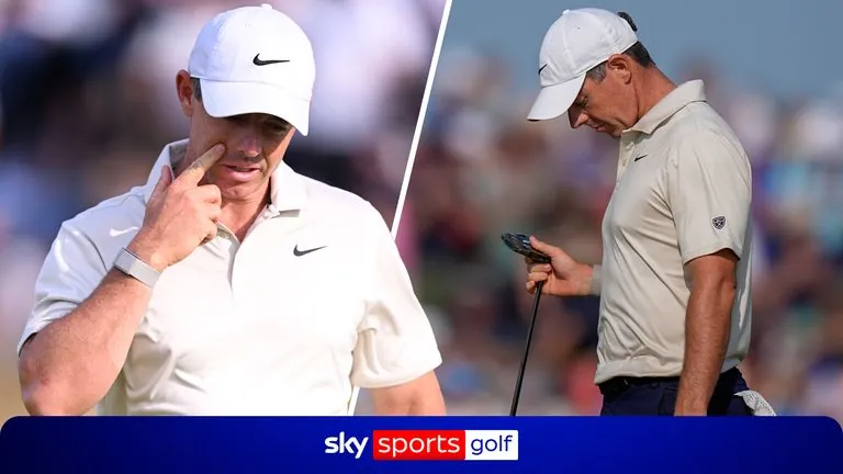 RORY MCILROY PUTTING WOES 16 JUL