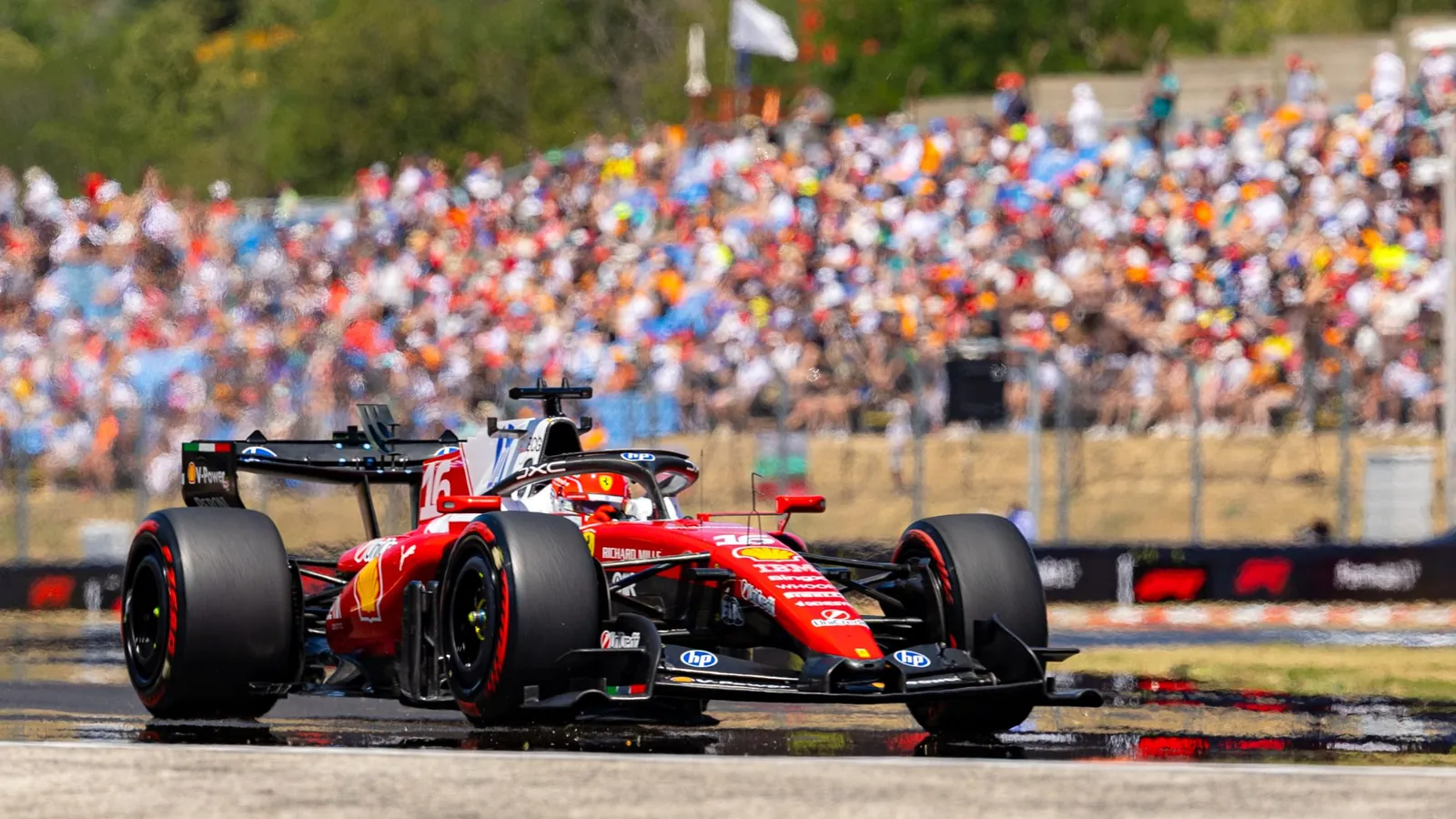 Leclerc says he “maximized result” with Ferrari in Hungarian GP qualifying