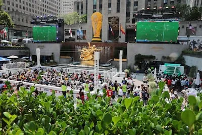 The 2026 World Cup has been a financial windfall for Fifa. AFP