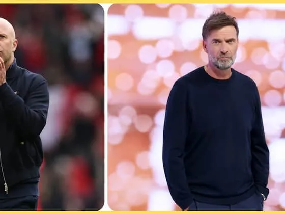 Article image:Arne Slot v Jurgen Klopp may soon be a viable possibility after Sky Sports reporter’s update