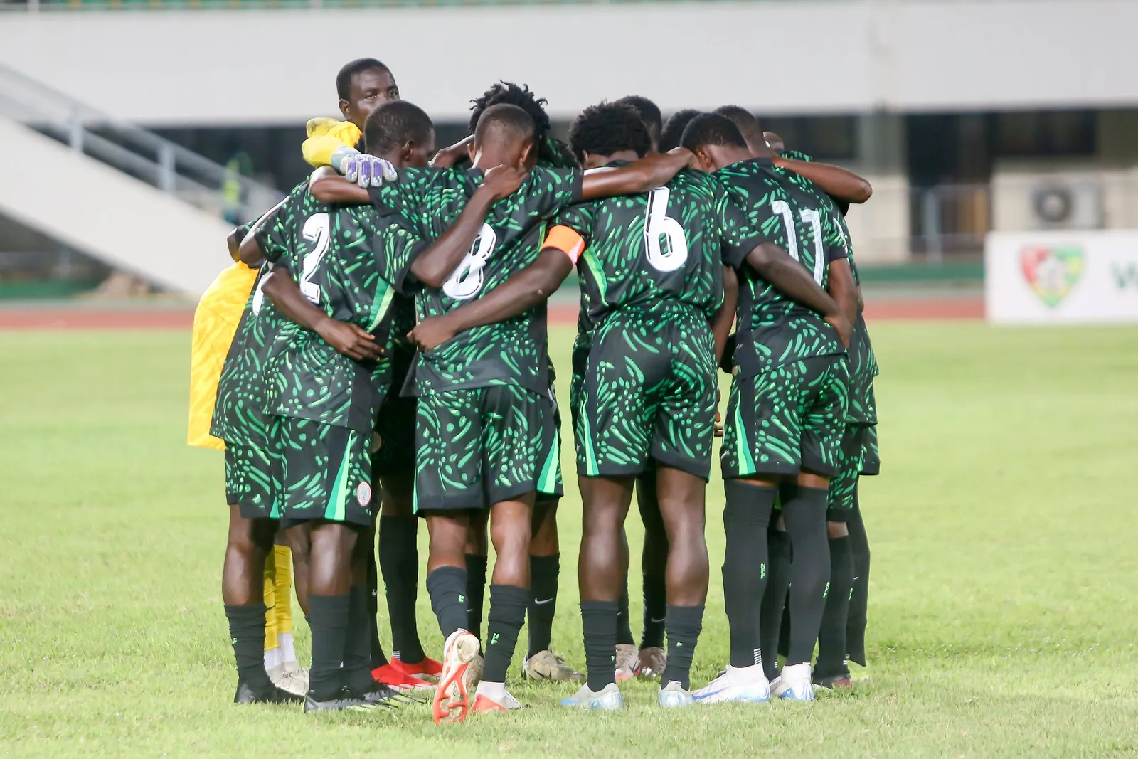 Nigeria Flying Eagles during the WAFU B-U-20 Championship: match between Nigeria and Niger at Stade Kegue on October 27, 2024 in Lome, Togo.