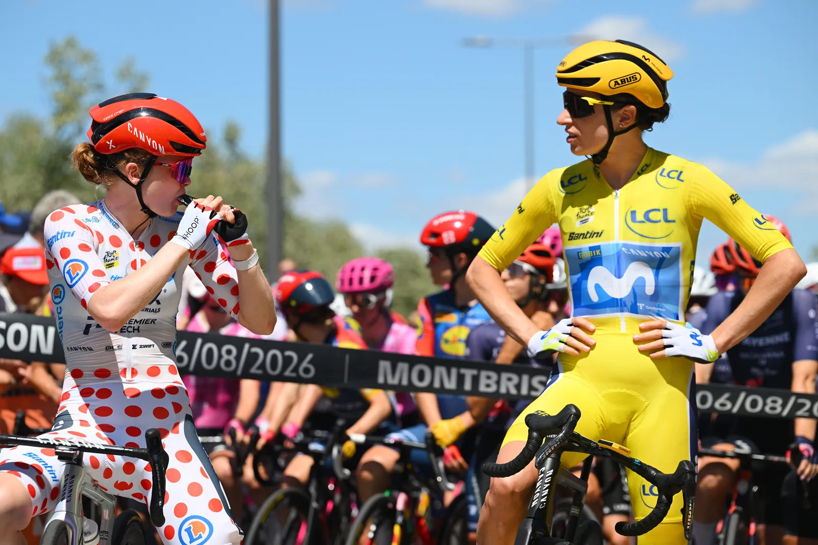 Tour de France Femmes: Kimberley Le Court wins stage six as Marlen Reusser retains yellow jersey