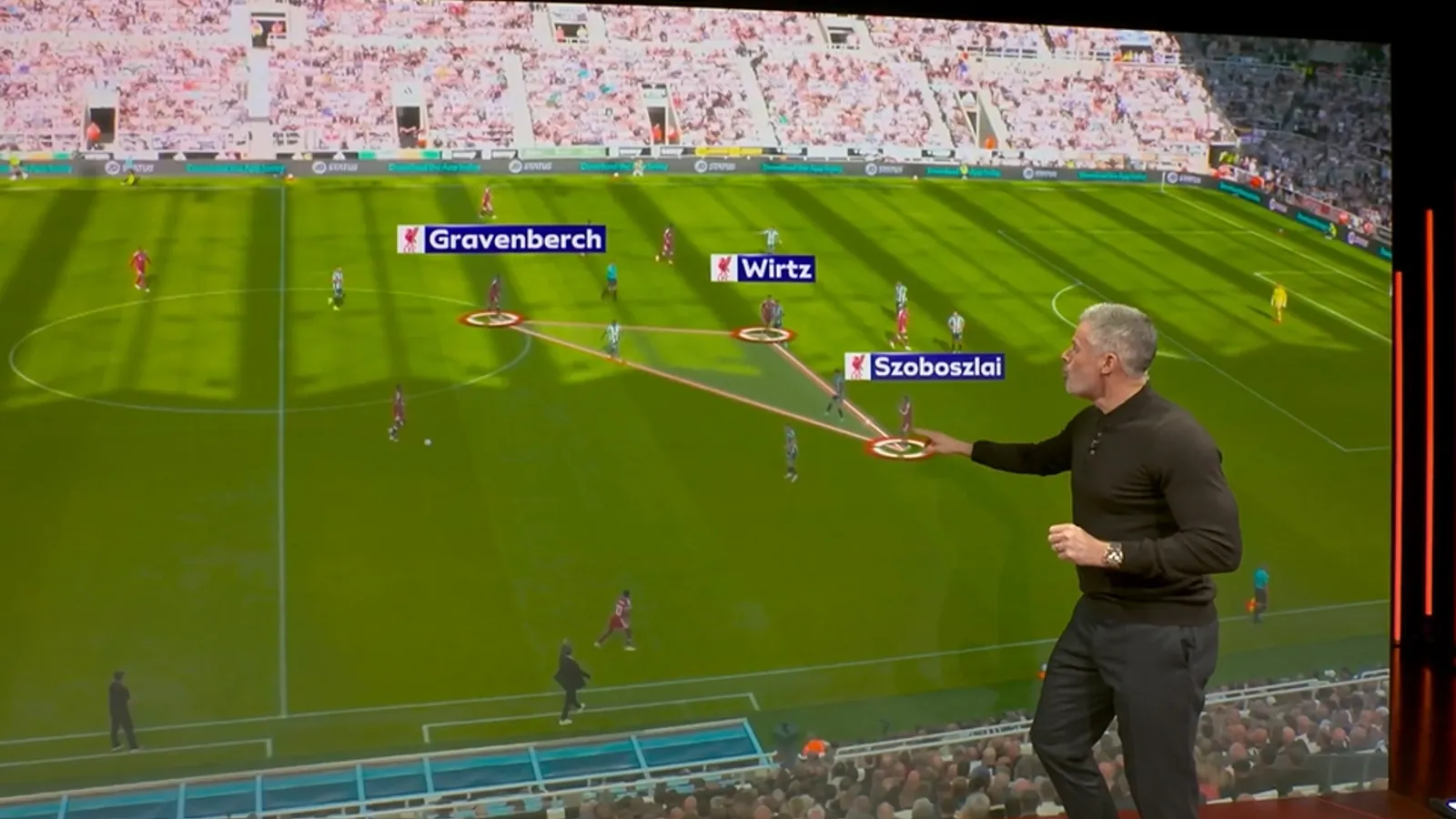 Jamie Carragher highlights the Liverpool midfield against Newcastle