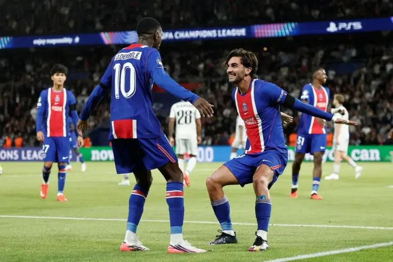 Paris St-Germain 6-1 Slovan Bratislava: Ferran Torres hat-trick gets PSG title defence off to winning start