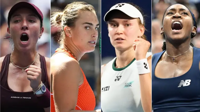 US Open semi-finals: Pegula saves early break point against Sabalenka - listen & follow