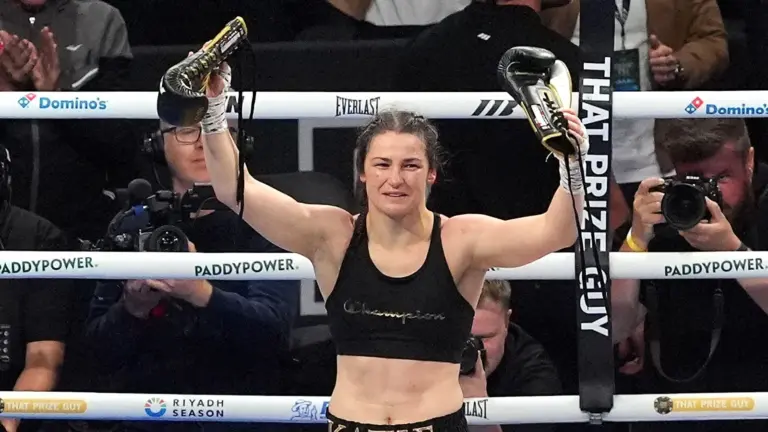 Katie Taylor ecstatic after beating Flora Pili to make perfect end to ‘dream career’ at Dublin's Croke Park