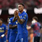 Arsenal 2-1 Chelsea: Gary Neville questions Chelsea's 'all over the place' back three after defeat - but is confident they can finish top three