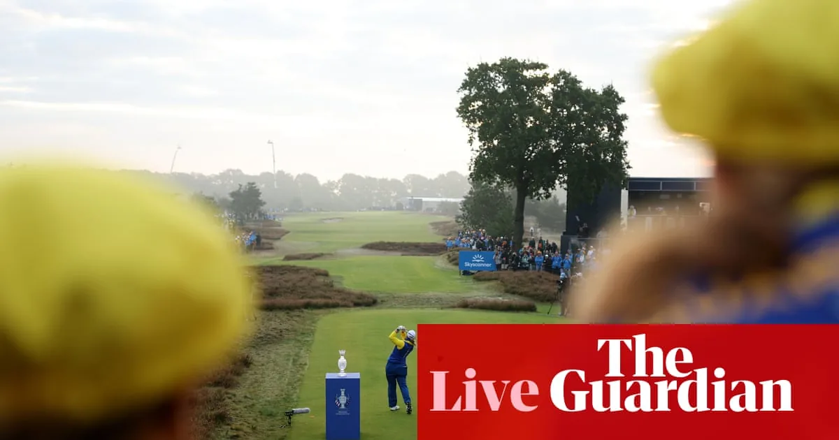 Solheim Cup LIVE: Day two - radio commentary, text updates & leaderboard